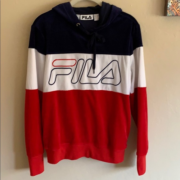 Retro fila hoodie Clearance